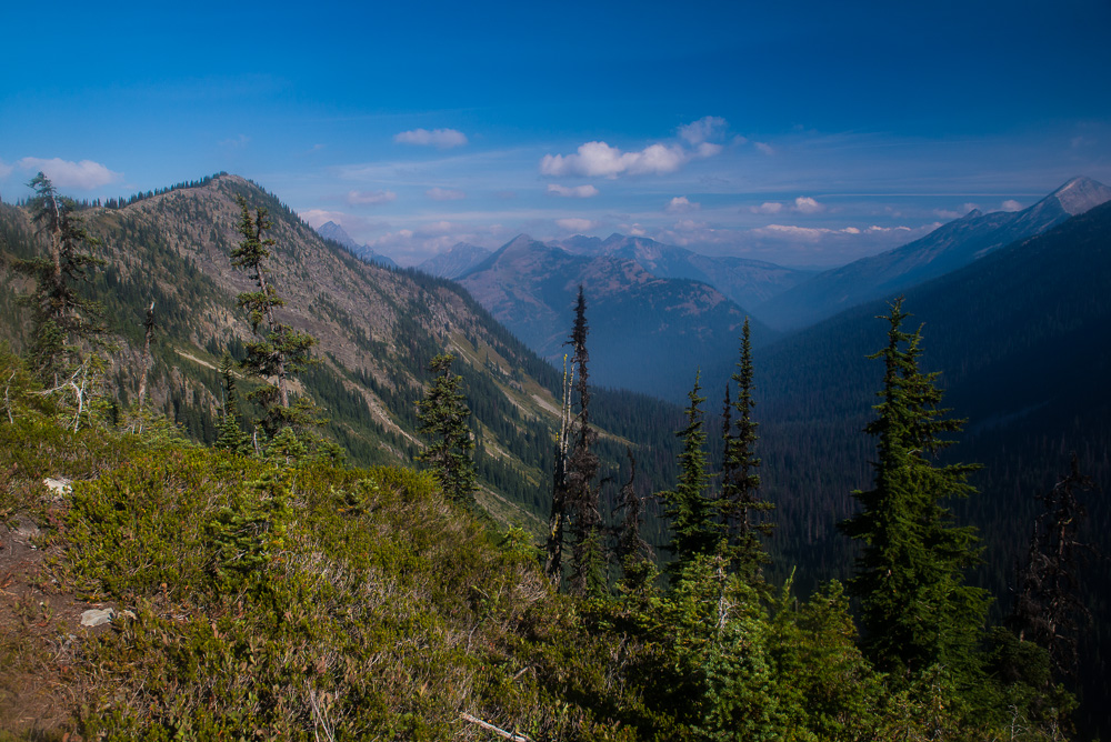 Looking north from the PCT. Canada is about 6 miles away.