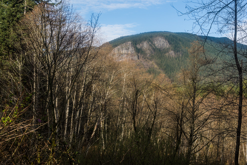 Rattlesnake Ridge, a popular (i.e. crowded) hiking destination.